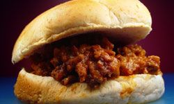Don't worry; frozen sloppy joes will still be extra-messy once they're reheated.