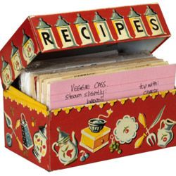 recipe box heirloom