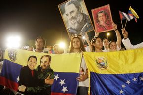 A political celebration in Venezuela