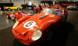 This 1962 Ferrari was presented during an auction for 33 of world's most significant sport and racing Ferrari cars at the Ferrari's headquarters in Fiorano, Italy, in 2007.