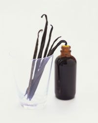 Vanilla extract is an acceptable substitute for vanilla beans.