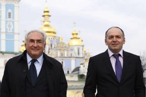 Victor Pinchuk and Dominique Strauss-Kahn