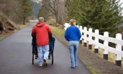 couple walking