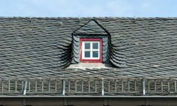 Slate tile has been used as a roofing material for centuries.