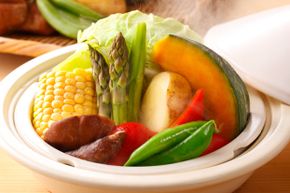 Steamed vegetables retain a bright color and crisp texture that can make an ordinary frozen dinner recipe much more appealing.