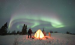 最棒的事:看北极光。最糟糕的是:寒冷。＂width=