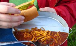 Hot dog and chili