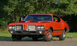 Oldsmobile 442，例如1971年的模型，是肌肉人群中的最爱。“border=