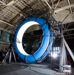 A revolving waterslide created by Discovery Channel's "Prototype This!" team could save a lot of time walking up stairs at the water park.”width=