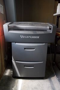 This VersaLASER VLS3.50 can zip through laser cutting projects needed by the team on "Prototype This!"”border=