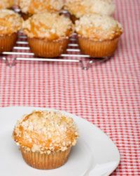 A sweet glaze and streusel crumb topping make cupcakes irresistible.