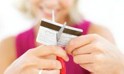 Cut up those credit cards, and you'll be less tempted by impulse buying and online shopping.