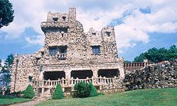 Gillette Castle was designed to resemble a medieval castle in Germany's Rhineland.