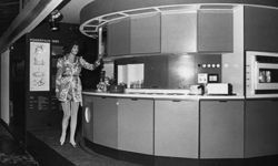 "Kitchensense" futuristic model kitchen concept, 1968