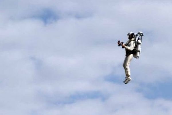 JetPack Man at the Texas Motor Speedway on Nov. 6, 2011 in Fort Worth, Texas.