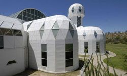 The Biosphere II visitor's center is one of the most famous buildings to be insulated with Air Krete.