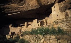 Cliff dwellings at Mesa Verde in Colorado