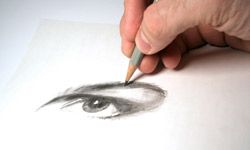 sketch of an eye