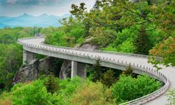 Linn Cove Viaduct on the Blue Ridge Parkway