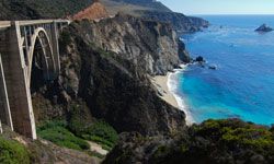 Bixby Bridge on Highway 1 in California
