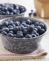 Blueberries are rich in antioxidants, which fight cancer-causing free radicals. See more pictures of fruit.