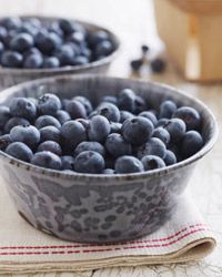 Blueberries are rich in antioxidants, which fight cancer-causing free radicals. See more pictures of fruit.