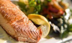 Fish rich in omega-3 fatty acids, like salmon, are great brain food.