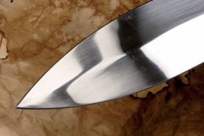 The early days of the blade weren't quite as polished as this knife.