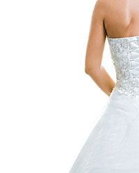 Even if someone wears white to your wedding, you'll still stand out with your radiant, bridal glow.