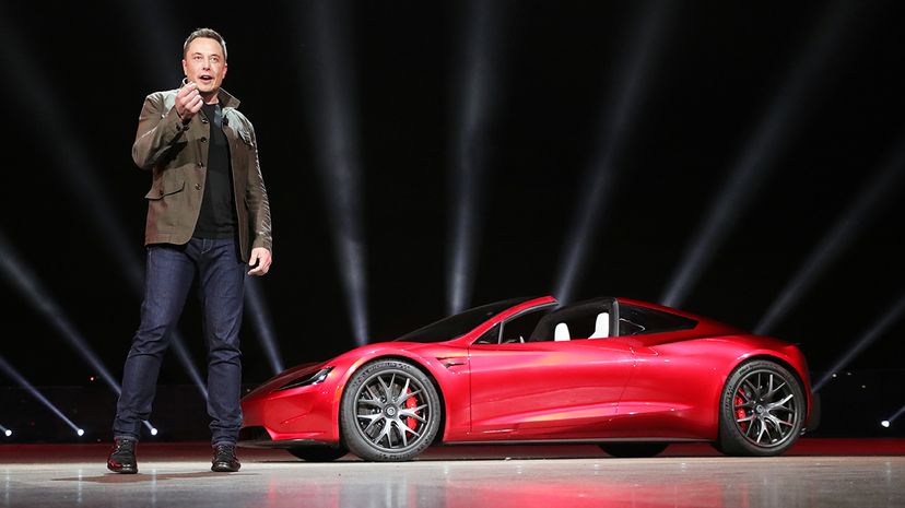 Elon Musk Tesla Roadster