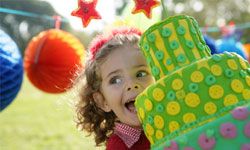 little girl with birthday cake