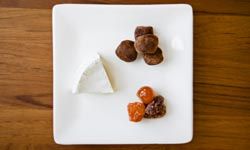 For a different appetizer, try a combination of chocolate and brie.
