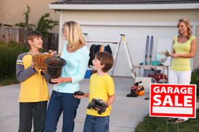 A moving sale can help you pare down your belongings and make a little cash.