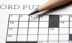 Completing a crossword puzzle section by section can make the work go by faster.