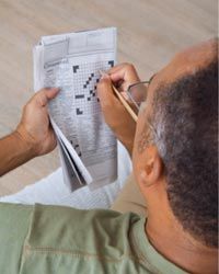 Crossword puzzles: Just like taking a test, but more fun.