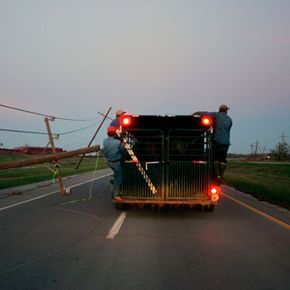 You should never ride inside (or outside) a towed trailer.