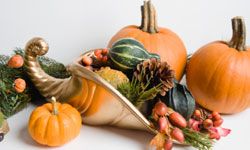 Pumpkins and gourds are used in many types of displays to celebrate the colors and harvests of autumn.