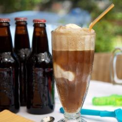 Why not upgrade the childhood favorite of a root beer float to a more adult version using real beer? Try chocolate or coffee ice cream with a stout or a fruity wheat beer with peach or strawberry ice cream.
