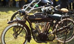 A 1915 Indian Model B motorcycle