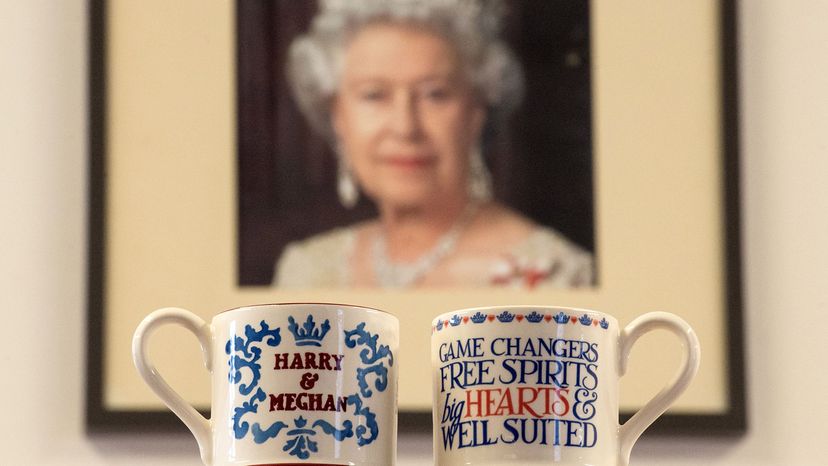 commemorative mug for Prince Harry and Meghan Markle's royal wedding