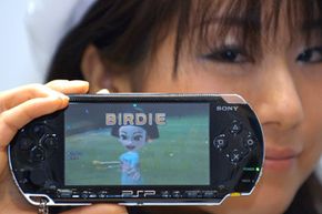 模型显示了PSP 18新利最新登入(PSP)生产的索尼电脑娱乐公司,索尼公司(Sony Corp .)的游戏。”border=