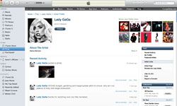 Screenshot of Apple iTunes