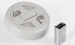 smoke detector and batteries