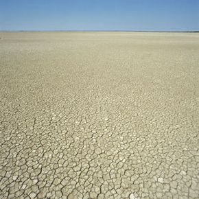 Dry lake bed