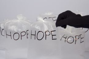 Hopefully, those bags of hope don't break.