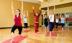 Beginner classes teach basic moves and focus on the basic principles of yoga.