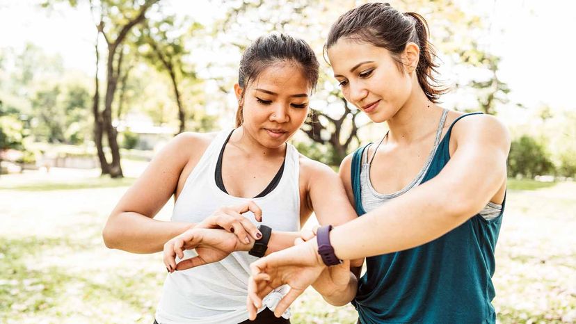 A health tracker or pedometer can help you track your daily steps.