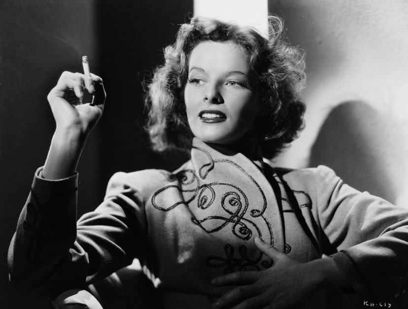 Actress Katharine Hepburn takes a cigarette break in 1935, back when smoking was considered sexy. Ernest Bachrach/John Kobal Foundation/Getty Images