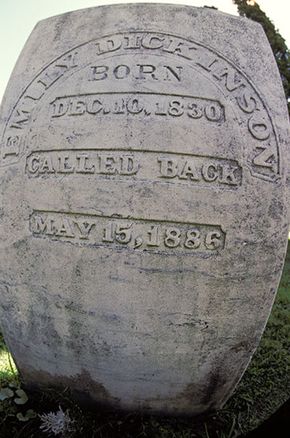 Emily Dickinson's Gravestone