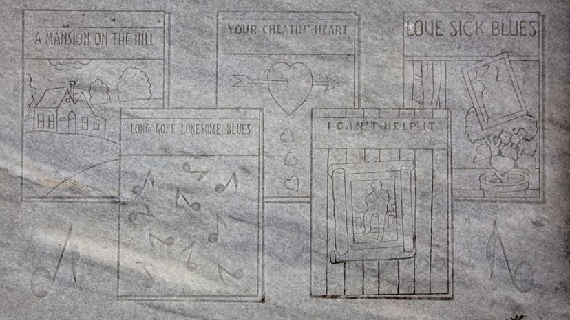 Hank Williams tombstone